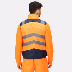 Regatta Professional Mens Baffled High-Vis Body Warmer