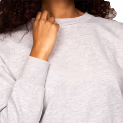 Juice Womens/Ladies Catalina Crew Neck Crop Sweatshirt - M, Grey Marl