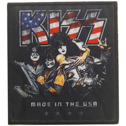 Kiss Made In The USA Iron On Patch