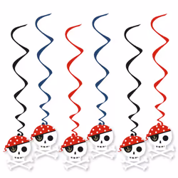 Amscan Treasure Island Streamers (Pack of 6)