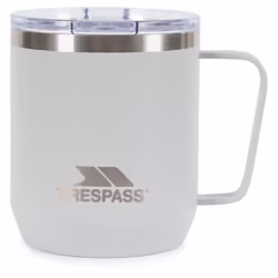 Trespass Nooper Stainless Steel Travel Mug - One Size, Platinum