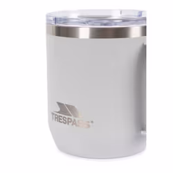 Trespass Nooper Stainless Steel Travel Mug - One Size, Platinum