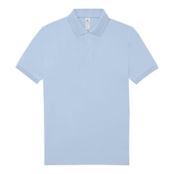 B&C Mens Polo Shirt - S, Blush Blue