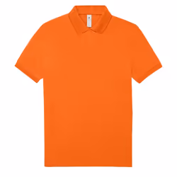 B&C Mens Polo Shirt - S, Meta Orange