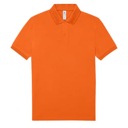 B&C Mens Polo Shirt - S, Meta Orange