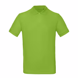 B&C Mens Polo Shirt - L, Lime