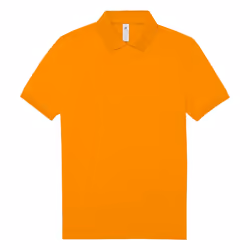 B&C Mens Polo Shirt - S, Pure Orange
