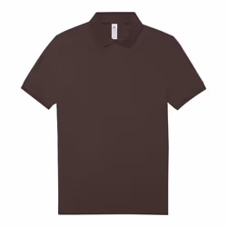 B&C Mens Polo Shirt - S, Roasted Coffee