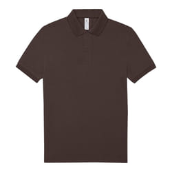B&C Mens Polo Shirt - S, Roasted Coffee