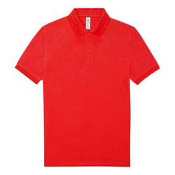 B&C Mens Polo Shirt - S, Red