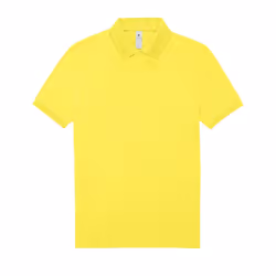 B&C Mens Polo Shirt - S, Solar Yellow