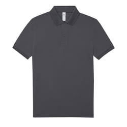 B&C Mens Polo Shirt - S, Dark Grey