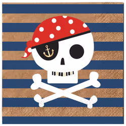 Amscan Treasure Island Disposable Napkins (Pack of 16)