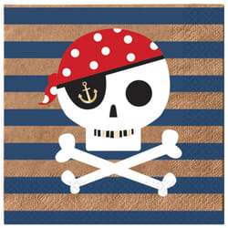 Amscan Treasure Island Disposable Napkins (Pack of 16)