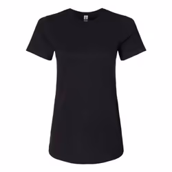 Gildan Womens/Ladies Softstyle CVC T-Shirt - XXL, Pitch Black