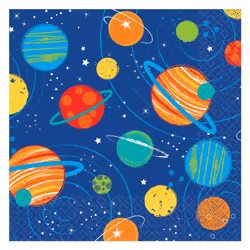 Amscan Blast Off 16th Birthday Disposable Napkins (Pack of 16)