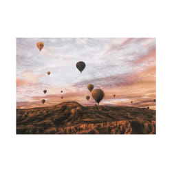 Pyramid International Cappodocia Hot Air Balloon Print - 40cm x 50cm, Brown