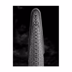 Pyramid International Flatiron Print - 40cm x 50cm, Black/Grey