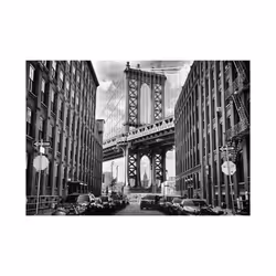 Pyramid International In America Print - 50cm x 40cm, Grey