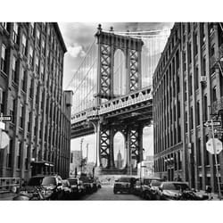 Pyramid International In America Canvas Print - 40cm x 50cm, Black/White