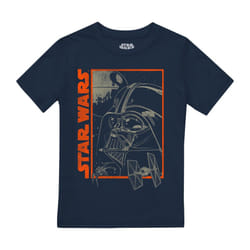 Star Wars Boys Darth Vader T-Shirt - 7-8 Years, Navy