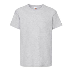 Fruit of the Loom Childrens/Kids Original Cotton T-Shirt - 9-11 Years, Heather Grey
