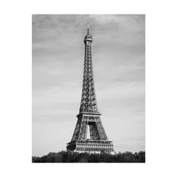 Pyramid International Eiffel Tower Print - 40cm x 50cm, Grey/Black