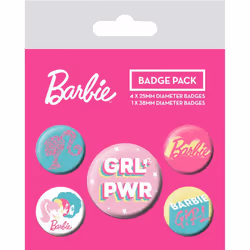 Barbie GRL PWR Badge (Pack of 5)
