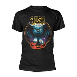 Rush Unisex Adult Owl Star T-Shirt - S, Black