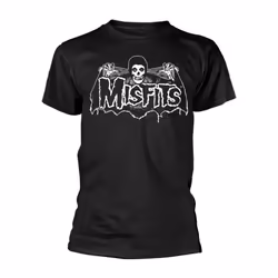 Misfits Unisex Adult Batfiend Old School T-Shirt - M, Black