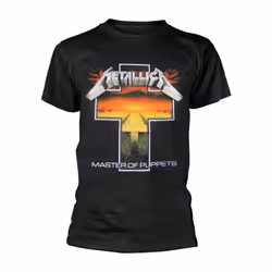 Metallica Unisex Adult Master Of Puppets Cross T-Shirt - XXL, Black
