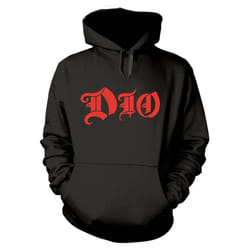 Dio Unisex Adult Holy Diver Hoodie - XL, Black/Red