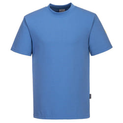 Portwest Mens Anti-Static T-Shirt - M, Hamilton Blue
