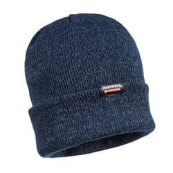 Portwest Knitted Reflective Beanie - One Size, Navy