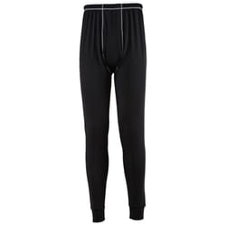 Portwest Mens Base Pro Antibacterial Thermal Bottoms - L, Black
