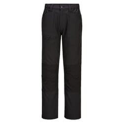 Portwest Mens WX2 Stretch Work Trousers - 28R, Black
