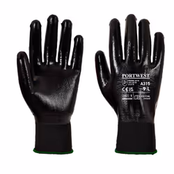 Portwest A315 All-Flex Grip Gloves - S, Black