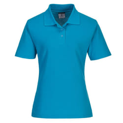 Portwest Womens/Ladies Naples Polo Shirt - XL, Aqua