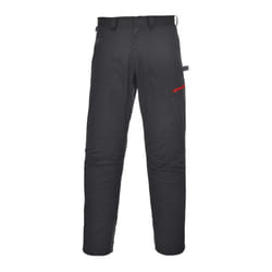 Portwest Mens Danube Work Trousers - XXL, Black