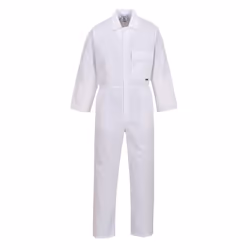 Portwest Mens Long-Sleeved Overalls - S, White