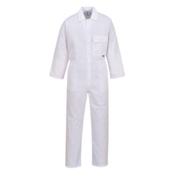 Portwest Mens Long-Sleeved Overalls - S, White