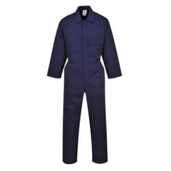 Portwest Mens Long-Sleeved Overalls - XS, Navy