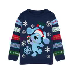 Blue's Clues & You! Childrens/Kids Knitted Christmas Jumper - 5-6 Years, Navy Blue