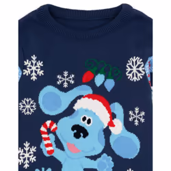 Blue's Clues & You! Childrens/Kids Knitted Christmas Jumper - 5-6 Years, Navy Blue