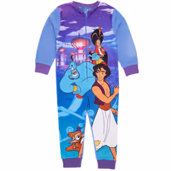 Aladdin Childrens/Kids Sleepsuit - 4-5 Years, Blue