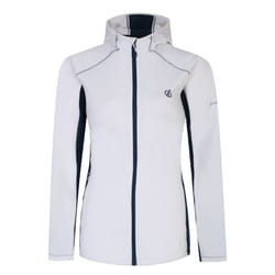Dare 2B Womens/Ladies Convey II Hooded Core Stretch Midlayer - 12 UK, White/Moonlight Denim