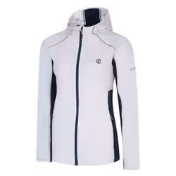 Dare 2B Womens/Ladies Convey II Hooded Core Stretch Midlayer - 12 UK, White/Moonlight Denim