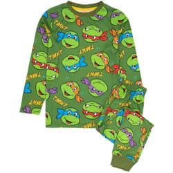 Teenage Mutant Ninja Turtles Childrens/Kids Long Pyjama Set - 9-10 Years, Green