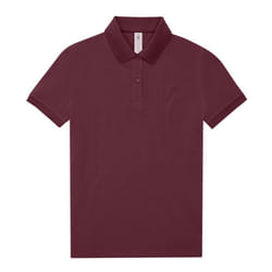 B&C Womens/Ladies My Polo Shirt - 10 UK, Burgundy
