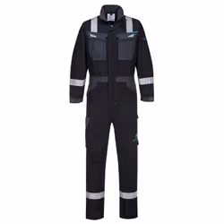 Portwest Unisex Adult WX3 Flame Resistant Overalls - S, Black